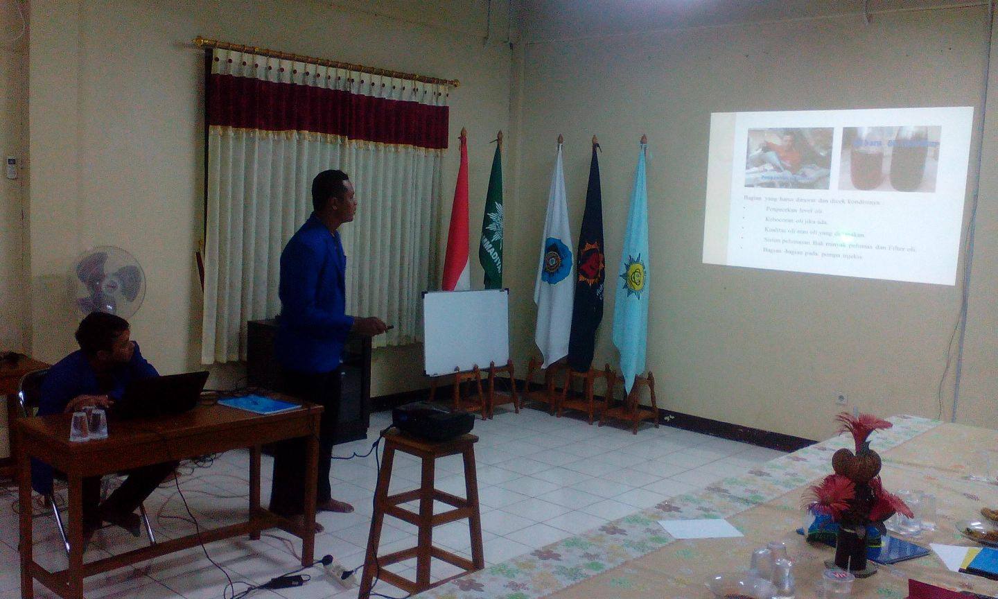 sidang KP Teknik Mesin sttm cileungsi